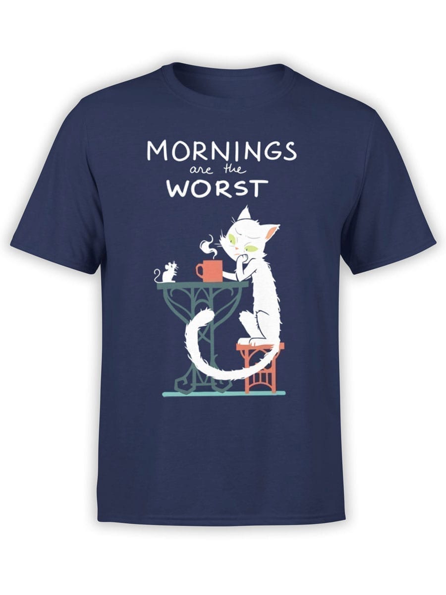 2012 Morning Cat T Shirt Front