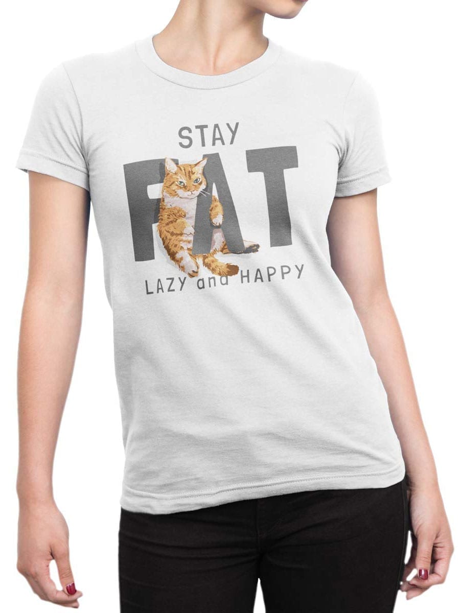 2019 Fat Cat T Shirt Front Woman