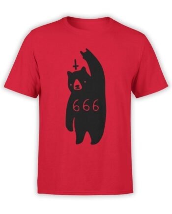 2032 Satan Bear T Shirt Front
