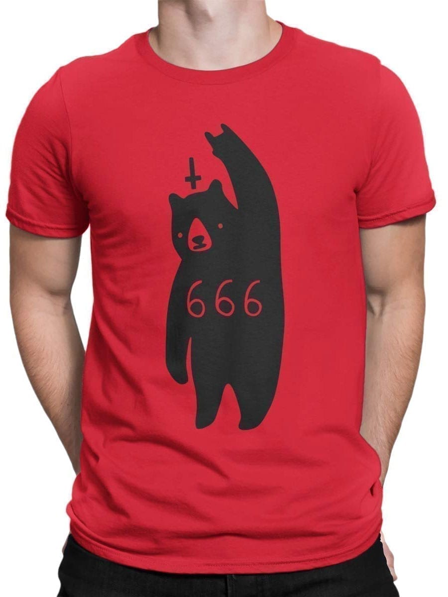 2032 Satan Bear T Shirt Front Man