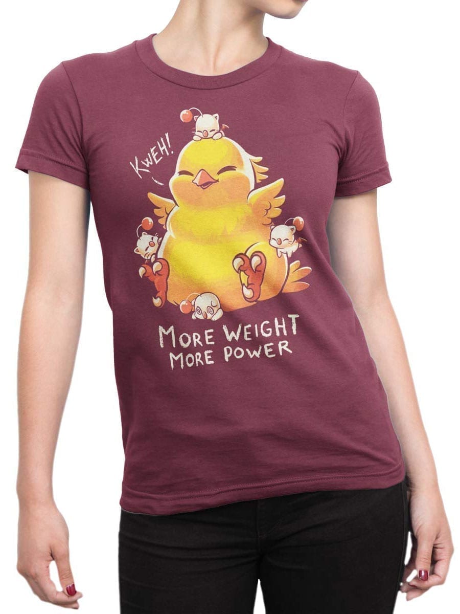 2037 Weight and Power T Shirt Front Woman