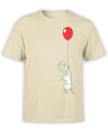 2040 Flying Cat T Shirt Front