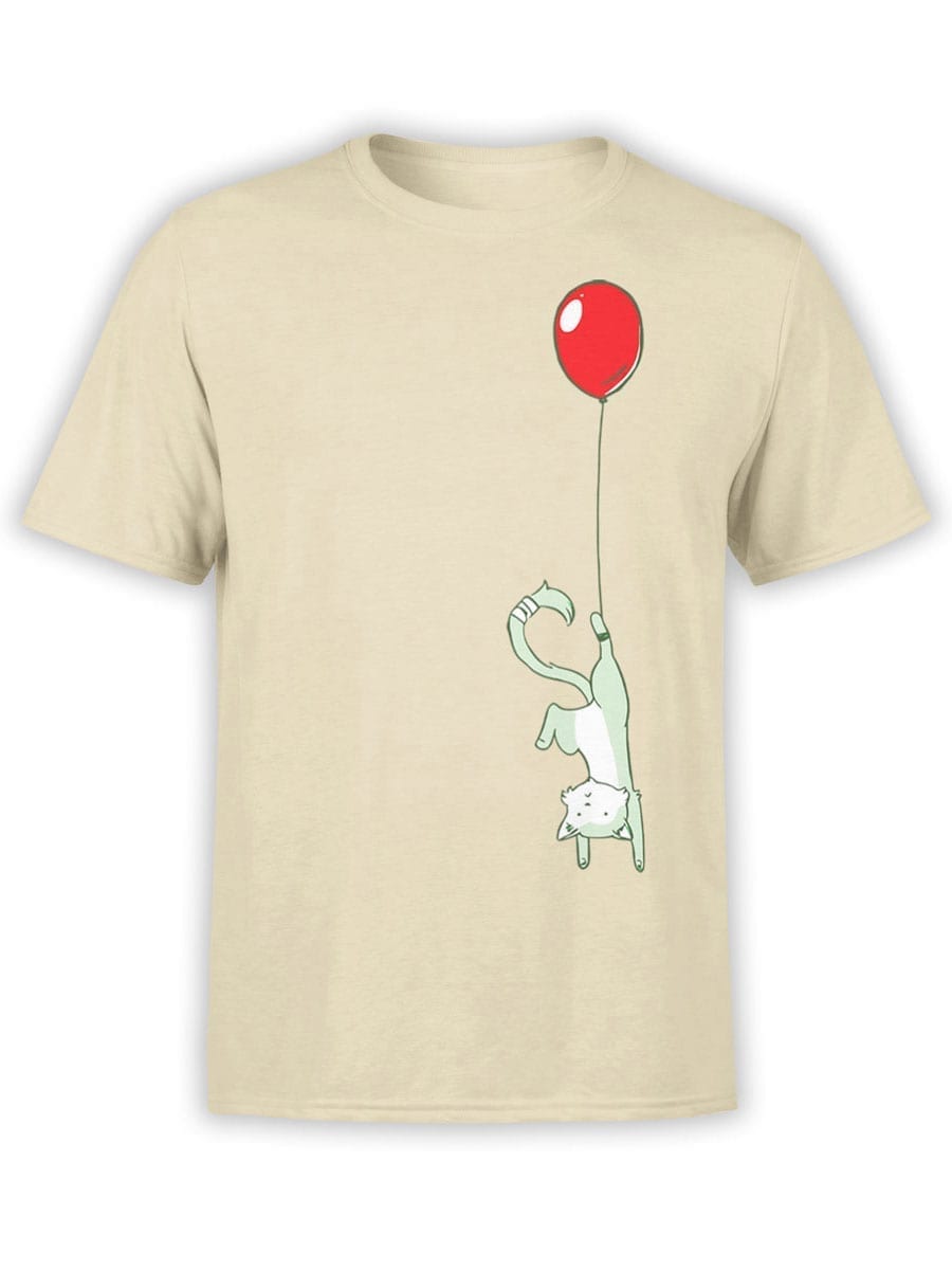 2040 Flying Cat T Shirt Front
