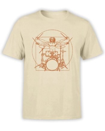 2042 Vitruvian Drumm T Shirt Front