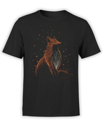 2045 Cosmo Fox T Shirt Front