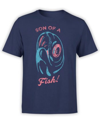 2070 Funny Fish T Shirt Front