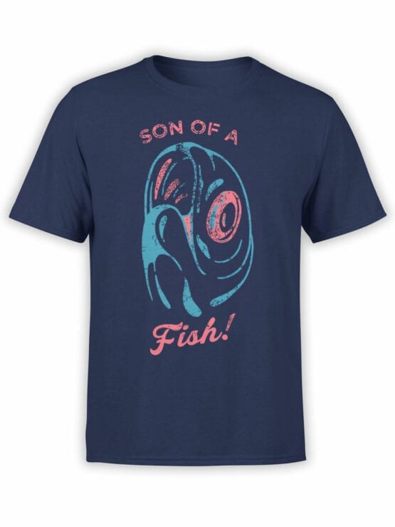 2070 Funny Fish T Shirt Front