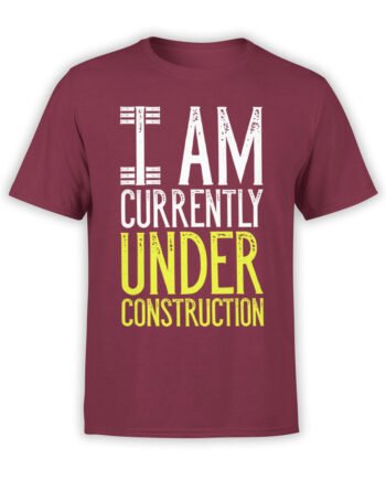 2072 Under Construction T Shirt Front