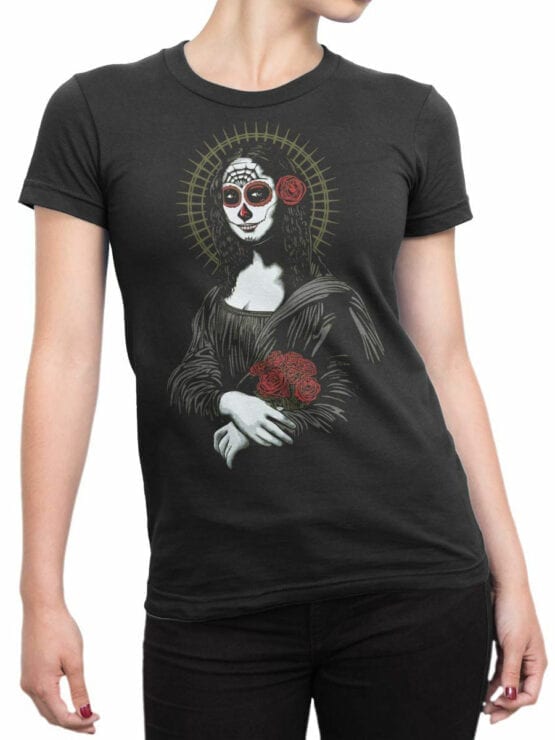 2080 Mona de Muertos T Shirt Front Woman