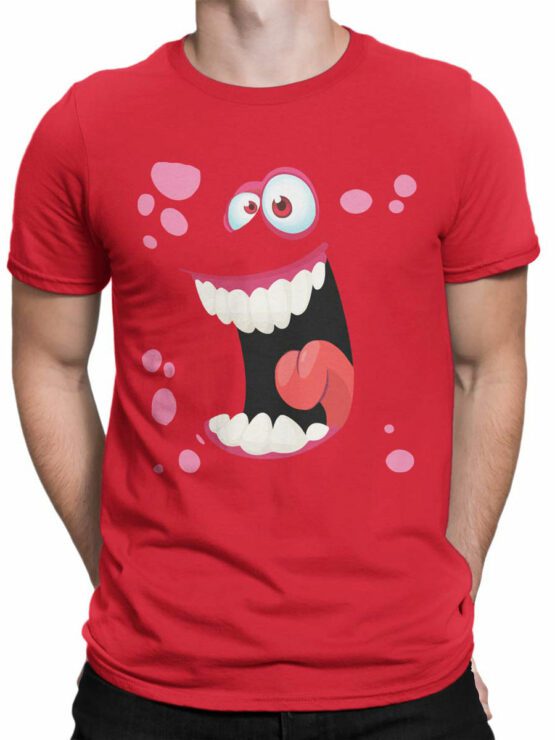 2086 Funny Face Monster T Shirt Front Man