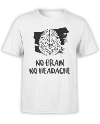 2092 No Headache T Shirt Front