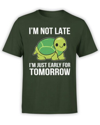2093 Cute Turtle T Shirt Front