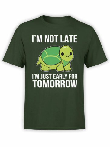 2093 Cute Turtle T Shirt Front