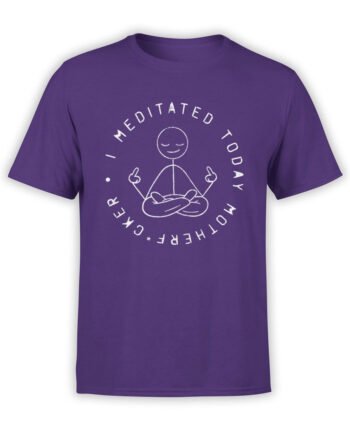 2094 Funny Meditation T Shirt Front