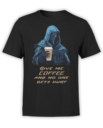 2104 Nazgul and Coffee T Shirt Front