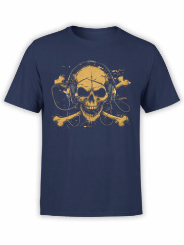 2105 Digital Pirate T Shirt Front