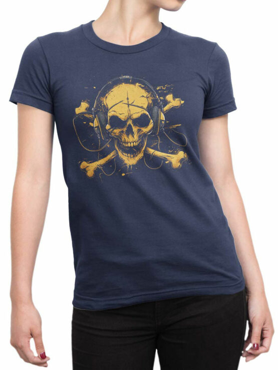 2105 Digital Pirate T Shirt Front Woman