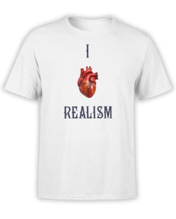 2106 I Love Realism T Shirt Front