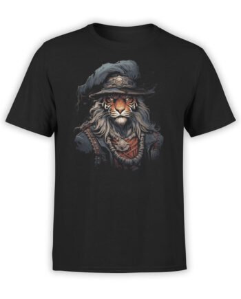 2107 Pirate Tiger T Shirt Front