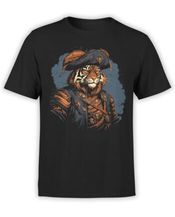 2111 Tiger Pirate T Shirt Front