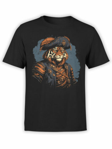 2111 Tiger Pirate T Shirt Front