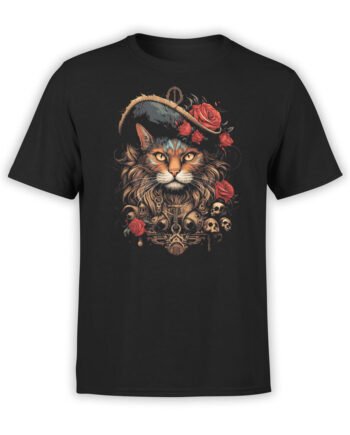 2113 Majestic Feline Overlord T shirt Front