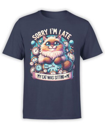 2115 I Am Late T Shirt. Front