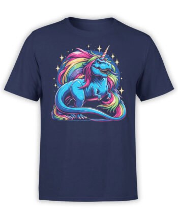 2117 Unicorn T-Rex T-Shirt Front