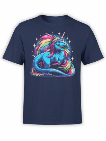 2117 Unicorn T-Rex T-Shirt Front