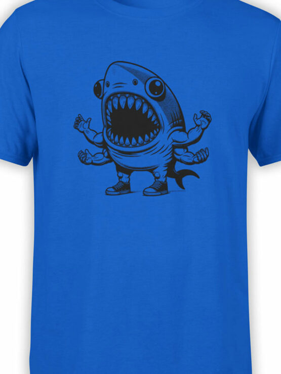 2121 Shiva Shark T-Shirt Front Color