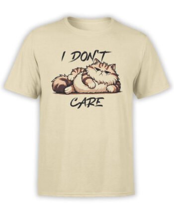 2124 I Don't Care T-Shirt Front