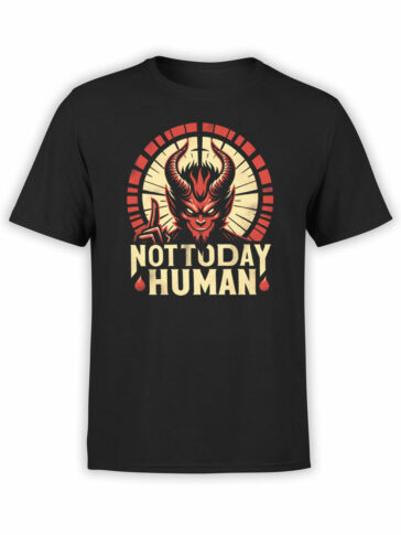 2136 Not Today Human T-Shirt Front