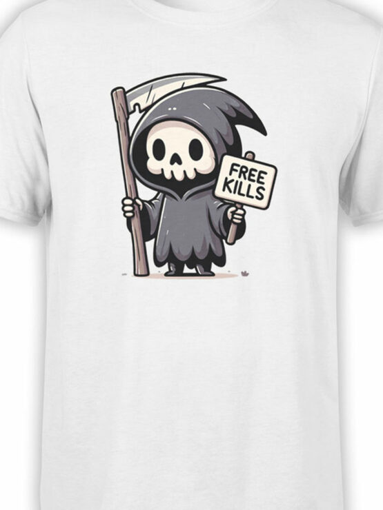 2141 Cute Death T-Shirt Front Color