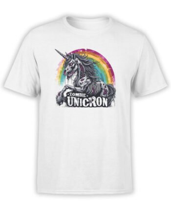 2148 Zombie Unicorn T-Shirt Front