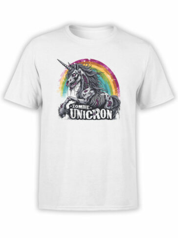 2148 Zombie Unicorn T-Shirt Front
