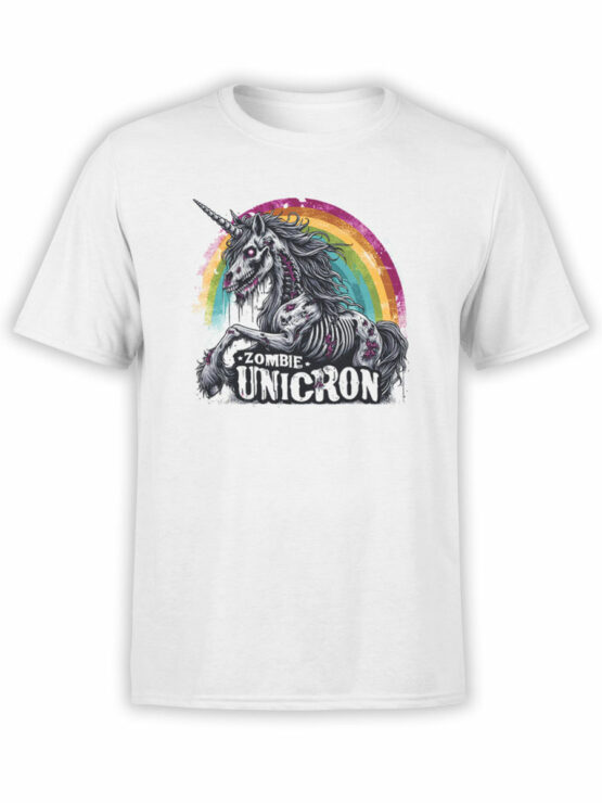 2148 Zombie Unicorn T-Shirt Front