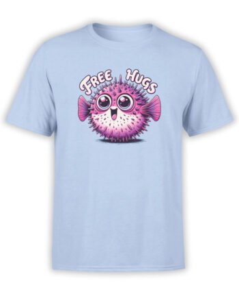 2151 Free Fugu Hugs T-Shirt Front