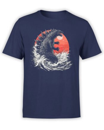 2159 Godzilla At Sunset T-Shirt Front