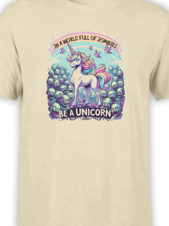 2187 Be A Unicorn T-Shirt Front Color