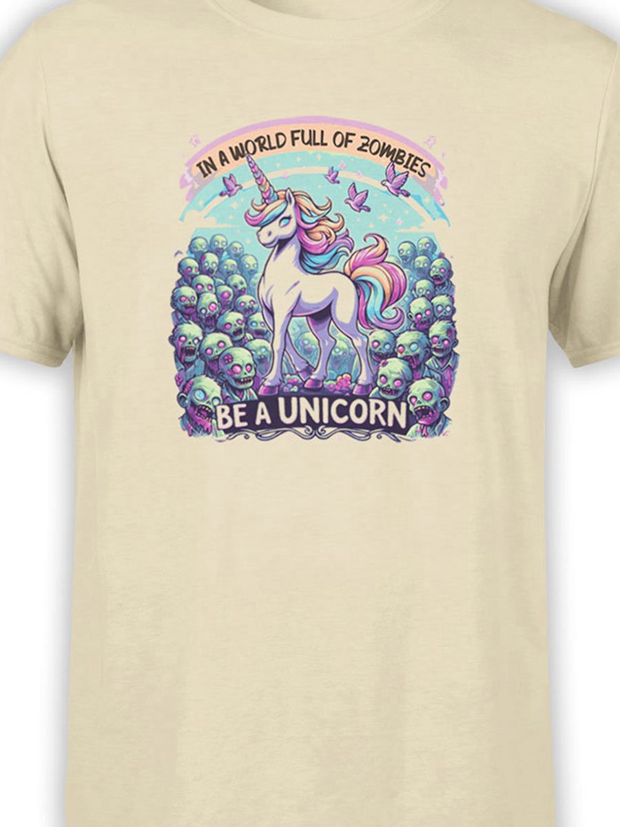 2187 Be A Unicorn T-Shirt Front Color