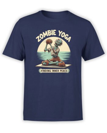 2198 Zombie Yoga T-Shirt Front