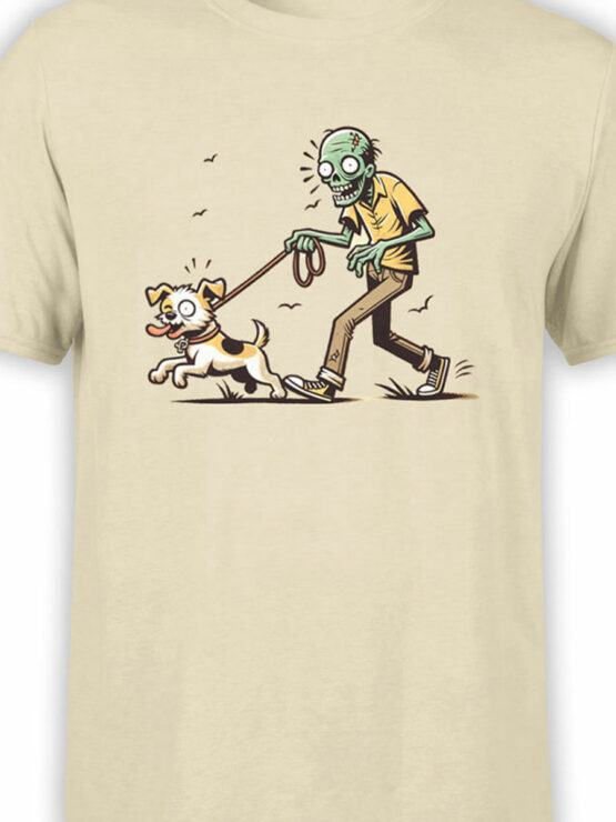 2198 Zombie Yoga T-Shirt Front Color