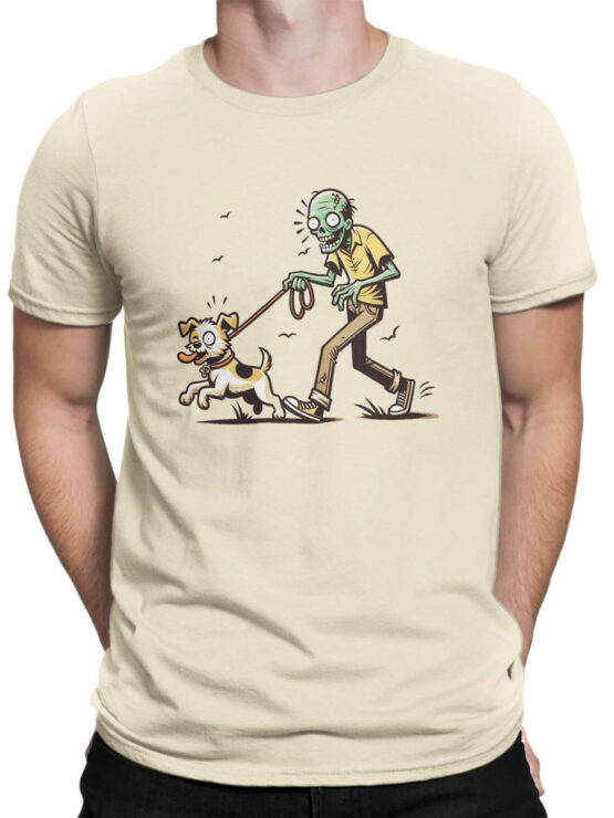 2198 Zombie Yoga T-Shirt Front Man