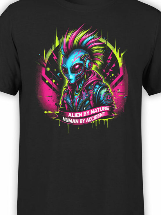 2212 Alien By Nature T-Shirt Front Color