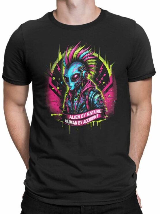 2212 Alien By Nature T-Shirt Front Man