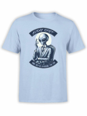 2214 Aliens Exist T-Shirt Front