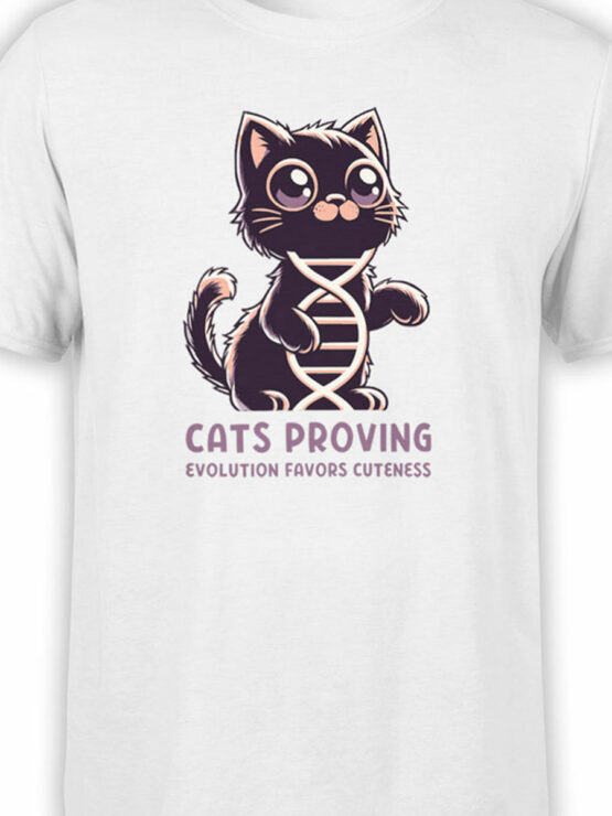 2226 Cats Proving T-Shirt Front Color