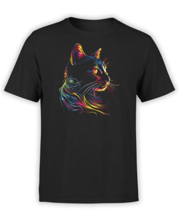 2233 Neon Whiskers T-Shirt Front