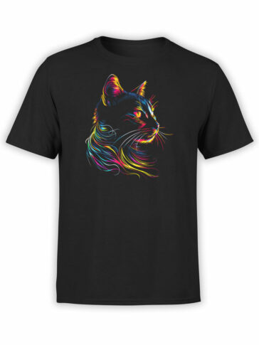 2233 Neon Whiskers T-Shirt Front