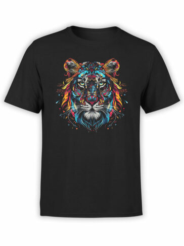 2237 Tribal Spirit Tiger T-Shirt Front